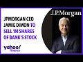 JPMorgan CEO Jamie Dimon to sell 1 million shares of bank’s stock