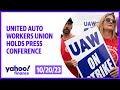 United Auto Workers Union holds press conference