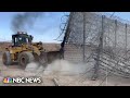 Watch: Bulldozer tears down section of Israel-Gaza border fence
