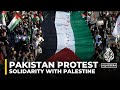 A rally expressing solidarity with Gaza is taking place in Pakistan capital Islamabad