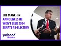 Joe Manchin announces he won't seek 2024 Senate re-election