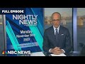 Nightly News Full Broadcast – Nov. 20
