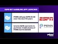 Penn Entertainment launches ESPN bet in 17 states