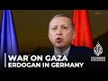 Turkish president calls for two-state solution.