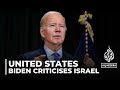 Biden warns Israel risks losing support over ‘indiscriminate’ Gaza bombing