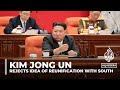 North Korea rejects idea of reunification with Seoul, says war inevitable