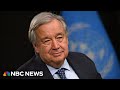 UN Chief: Israeli conduct creates ‘massive obstacles’ to distributing aid