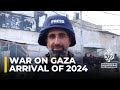 Palestinians were ‘running for their lives’ as world celebrated arrival of 2024