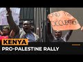 Arrests and tear gas at pro-Palestine protest in Nairobi | #AlJazeerashorts