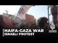 Israeli protests against war: Local police tried to stop demonstration in Haifa