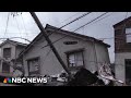 Japan searching for earthquake survivors as death toll rises