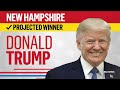 NBC News projects Trump wins New Hampshire Republican primary