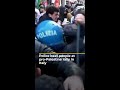 Police beat pro-Palestine demonstrators in Italy | AJ #shorts