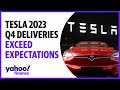 Tesla reports 485,000 EV deliveries in Q4 2023