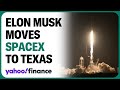 Elon Musk moves SpaceX to Texas from Delaware