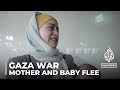 Mother and Baby Flee Violence and Scarcity in Palestine’s Safe Corridor: Innocent Lives Lost