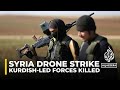 Syria drone strike: Attack on US base kills six Kurdish-led fighters