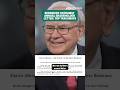 Warren Buffett: Top takeaways from Berkshire Hathaway’s annual shareholder letter #shorts