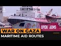 Efforts to establish maritime aid delivery routes for Gaza