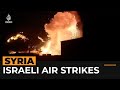 Israel blamed for air strikes in Syria, dozens reported dead | AJ #shorts