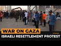 Israeli settlers build symbolic house on Gaza border | Al Jazeera Newsfeed