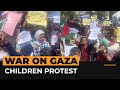 ‘We are not numbers’, Children in Gaza stage Eid protest | AJ #shorts
