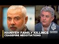 Killing of Haniyeh’s children, grandchildren ‘does not happen randomly’: Analyst