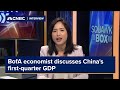 BofA economist discusses China's first-quarter GDP