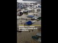 Drone video shows extent of snow-melt flooding Russia and Kazakhstan  | #AJshorts