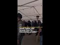 Israeli forces raid funeral tent for Palestinian prisoner Walid Daqqa | AJ #shorts