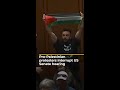 US protesters call to defund Israel’s Gaza war during budget hearing | AJ #shorts