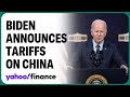 Biden announces tariffs on $18B of Chinese goods