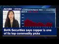 BofA Securities says copper is one of its top commodity picks