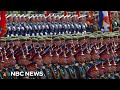 President Putin warns the West that Russian forces are combat ready at Victory Day parade