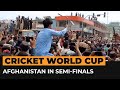 Afghans celebrate reaching cricket T20 World Cup semi-finals | AJ #Shorts