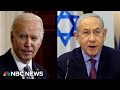 New signs of tension between Biden and Israel’s Netanyahu over war