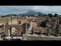 Pompeii excavation reveals ‘blue room’ after nearly 2000 years