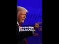 Trump and Biden bicker over golf in presidential debate | AJ #shorts