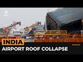 Video shows aftermath of fatal New Delhi airport roof collapse | AJ #shorts