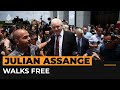 WikiLeaks’ Julian Assange leaves US court a free man | AJ #shorts