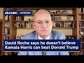 David Roche says he doesn’t believe Kamala Harris can beat Donald Trump