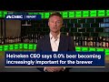 Heineken CEO says 0.0% beer becoming increasingly important for the brewer