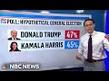 Kornacki: New national poll shows Harris performs better than Biden in match-up with Trump