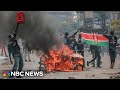 Protesters clash with Kenyan police as unrest continues