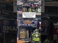 Storefront awnings collapse on New York firefighters, injuring three.