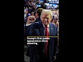 Trump makes first public appearance since shooting | AJ #shorts