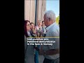 Elderly man punches pro-Palestine demonstrator in Norway | AJ #shorts