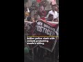 Indian police fire tear gas and water cannons at rape protesters | AJ #shorts