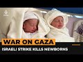 Israeli strike kills newborn twins as father collected birth certificates | AJ #Shorts