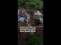 Video shows Indonesian houses swamped by mud from deadly flood | AJ #shorts